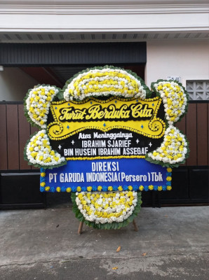 Papan Bunga Duka di Moti